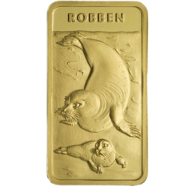 1 oz Motivbarren Robben Bild von 1 oz Motivbarren Robben