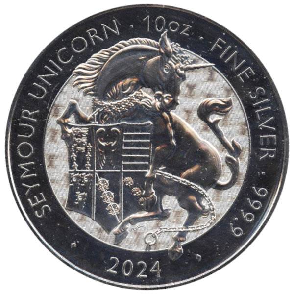 Bild von 10 oz Silber Tudor Beasts Seymour - Unicorn 2024
