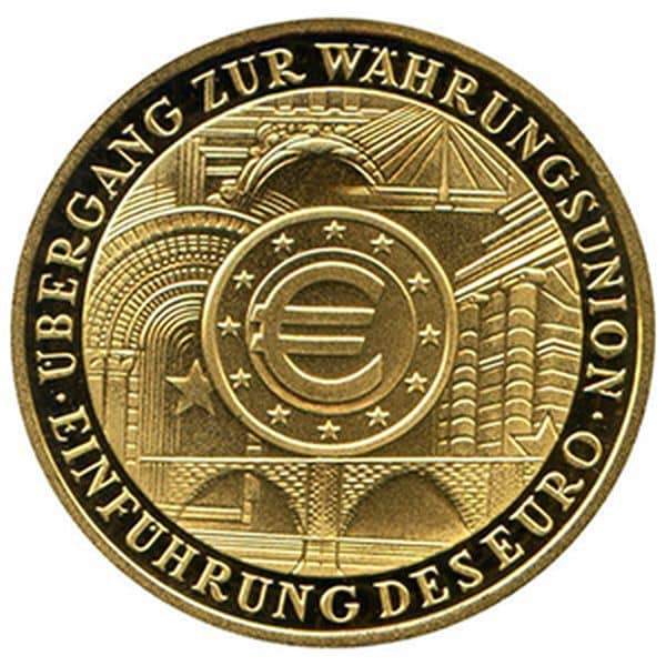 Bild von Euro Goldmünzen