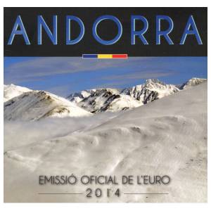 Bild von Kursmünzensatz Andorra 2014 3,88 im Blister