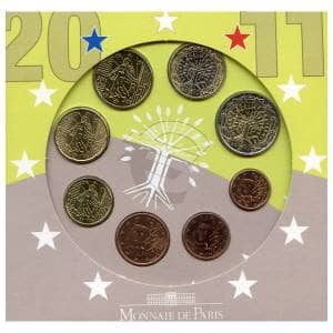 Bild von Kursmünzensatz Frankreich 2011 BU
