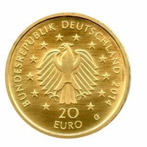 Bild von 20 Euro Goldmünzen