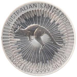 Bild von 1 oz Kangaroo Perth Mint Silber - 2022 - D