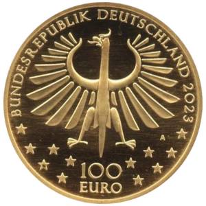 Bild von 100 Euro - 2023 Faust Goethe - A - in der Schatulle mit Zertifikat