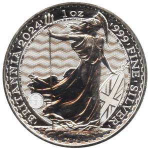 Bild von 1 oz Silber Britannia - 2024 - 19 % MwST
