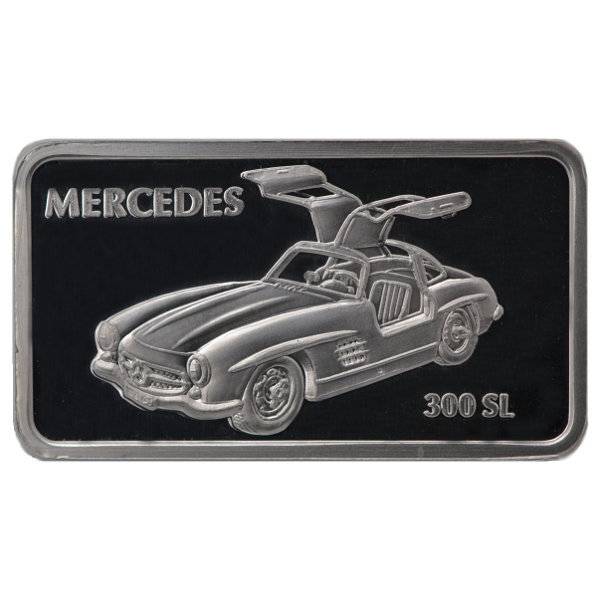 1 oz MünzManufaktur Motivbarren Mercedes 300 SL Bild von 1 oz MünzManufaktur Motivbarren Mercedes 300 SL
