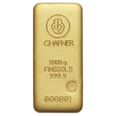 Bild von 1 Kilo Goldbarren - C.HAFNER