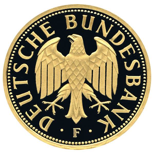 Bild von 1 DM Gold 2001 - F - 2 te Wahl