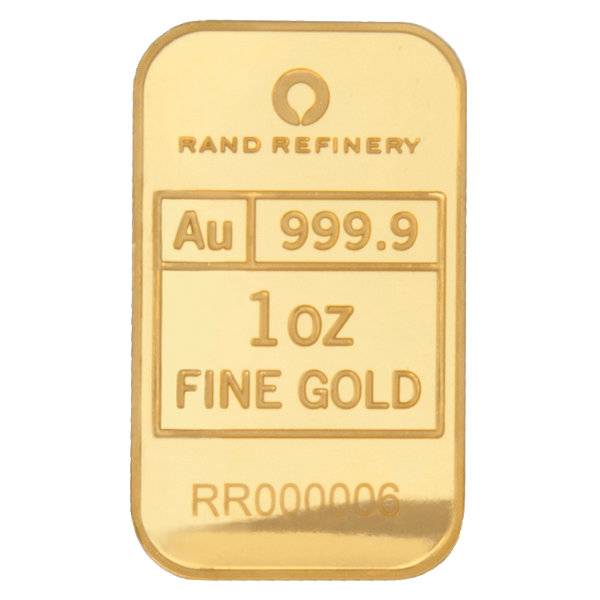 1 oz Goldbarren - Rand Refinery Bild von 1 oz Goldbarren - Rand Refinery