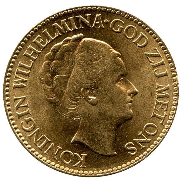 Bild von 10 Gulden Wilhelmina