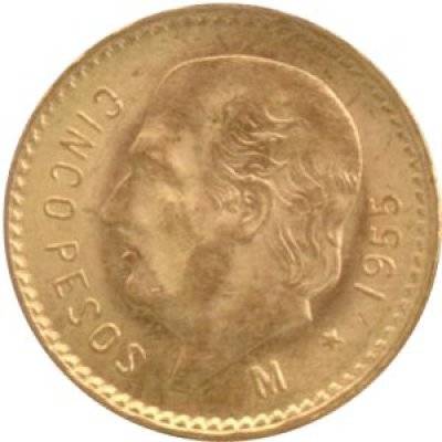 Bild von 5 Pesos Mexiko - diverse