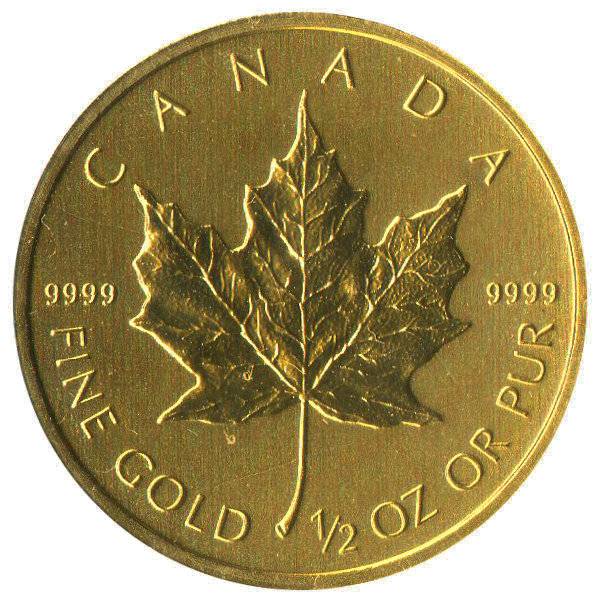 1/2 oz Maple Leaf Gold - diverse Bild von 1/2 oz Maple Leaf Gold - diverse