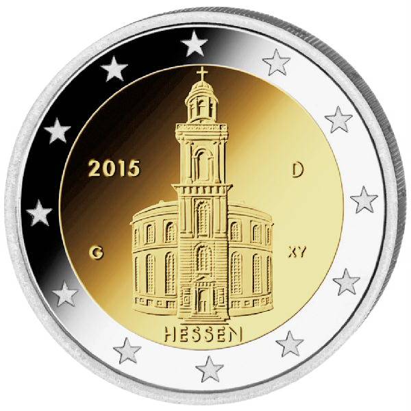 Bild von 2 Euro 2015 Hessen - J