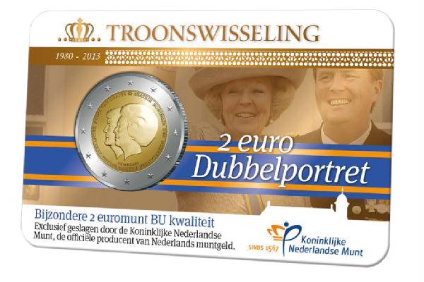 Bild von 2 Euro 2013 Beatrix und Willem - Blister