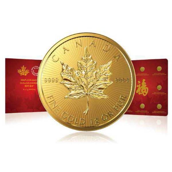 8 x 1 g Maplegram - diverse Bild von 8 x 1 g Maplegram - diverse