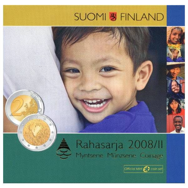 Kursmünzensatz Finnland 2008 II 5,88 Euro BU Bild von Kursmünzensatz Finnland 2008 II 5,88 Euro BU