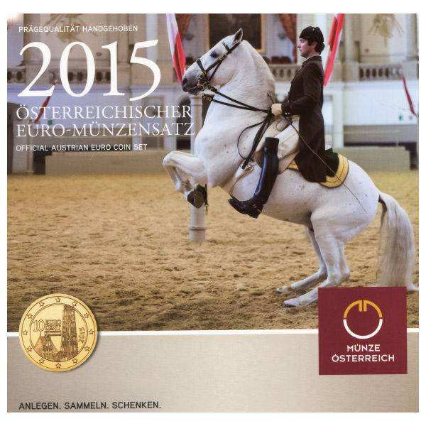 Kursmünzensatz Österreich 2015 hgh Bild von Kursmünzensatz Österreich 2015 hgh