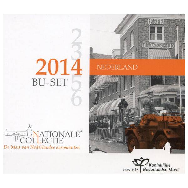 Bild von Kursmünzensatz Niederlande 2014 Tag der Befreiung BU