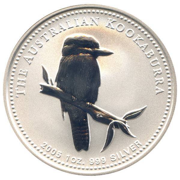 Bild von 1 oz Silber Kookaburra - 2005