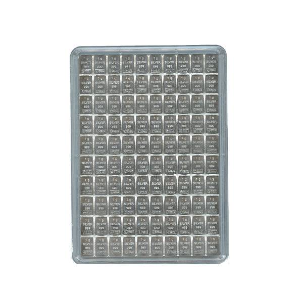 100 g Tafelbarren Silber - Heimerle + Meule Bild von 100 g Tafelbarren Silber - Heimerle + Meule