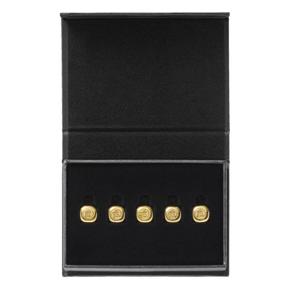 5 x 10 g Goldbarrenset gegossen - Heimerle + Meule Bild von 5 x 10 g Goldbarrenset gegossen - Heimerle + Meule