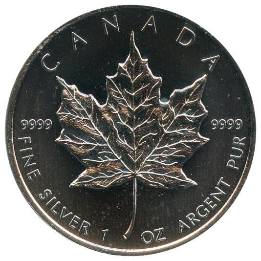 1 oz Maple Leaf Silber - 2009 Bild von 1 oz Maple Leaf Silber - 2009