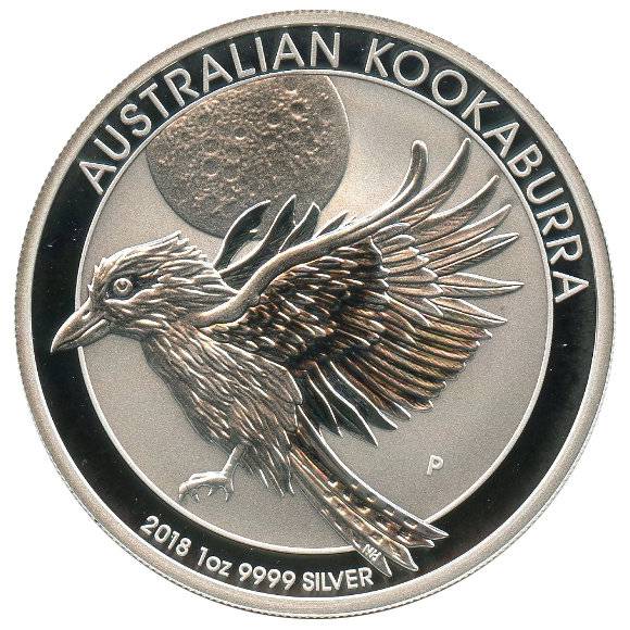 1 oz Silber Kookaburra - 2018 Bild von 1 oz Silber Kookaburra - 2018