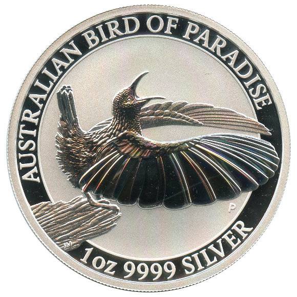 1 oz Silber Australian Bird of Paradise - 2018 Bild von 1 oz Silber Australian Bird of Paradise - 2018