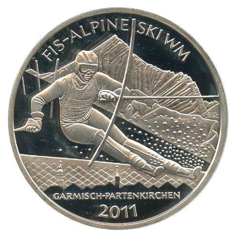 10 Euro FIS Alpine Ski WM - 2011 - diverse Bild von 10 Euro FIS Alpine Ski WM - 2011 - diverse