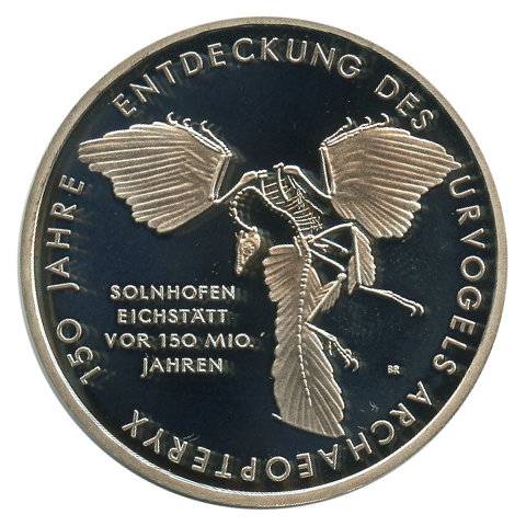 Bild von 10 Euro BRD Entdeckung Urvogel - 2011 - A - PP