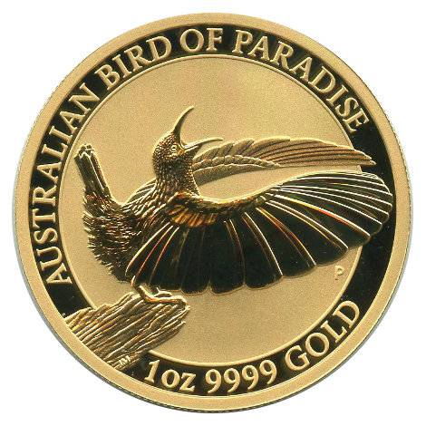 1 oz Gold Australian Bird of Paradise - 2018 Bild von 1 oz Gold Australian Bird of Paradise - 2018