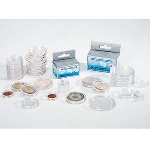 Münzkapseln 32,5 mm - 10 Stück Bild von Münzkapseln 32,5 mm - 10 Stück