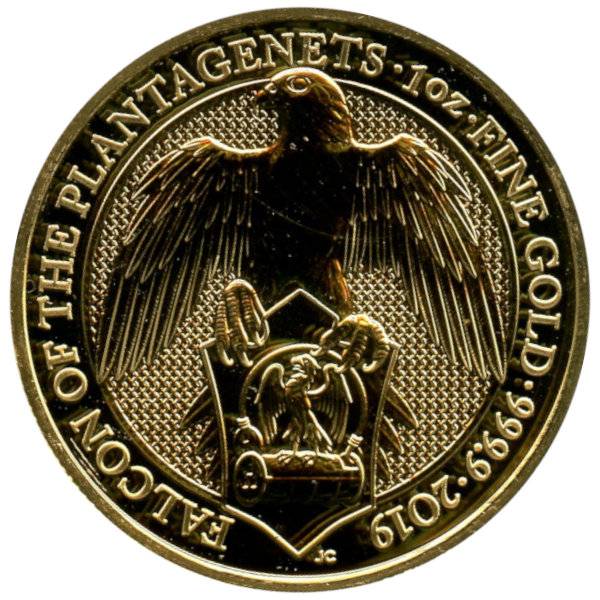 1 oz The Queens Beasts Falcon 2019 Bild von 1 oz The Queens Beasts Falcon 2019