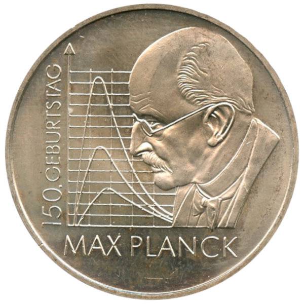 10 Euro Geburtstag Max Planck - 2008 - F Bild von 10 Euro Geburtstag Max Planck - 2008 - F