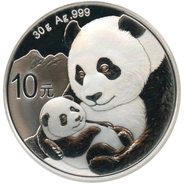 30 g Panda Silber - 2019 Bild von 30 g Panda Silber - 2019