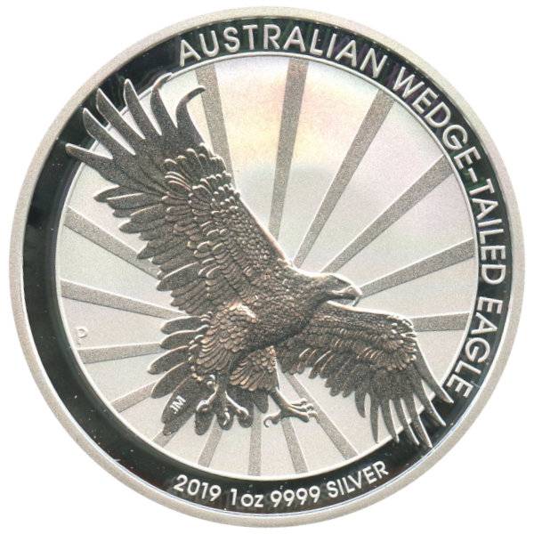 1 oz Silbermünze Australian Wedge Tailed Eagle 2019 Bild von 1 oz Silbermünze Australian Wedge Tailed Eagle 2019