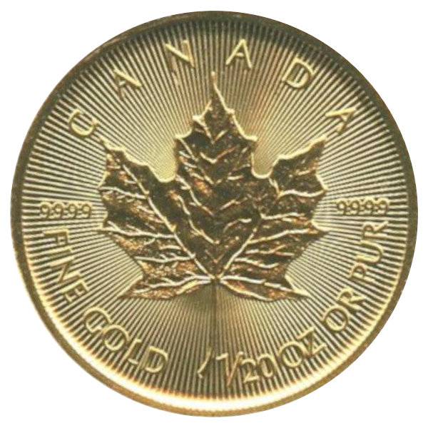 Bild von 1/20 oz Maple Leaf Gold - diverse