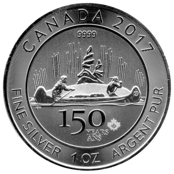 1 oz Silbermünze 150 Jahre Kanada / Voyageur de Royal Bild von 1 oz Silbermünze 150 Jahre Kanada / Voyageur de Royal