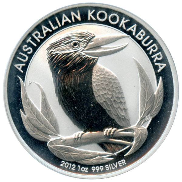 1 oz Silber Kookaburra - 2012 Bild von 1 oz Silber Kookaburra - 2012