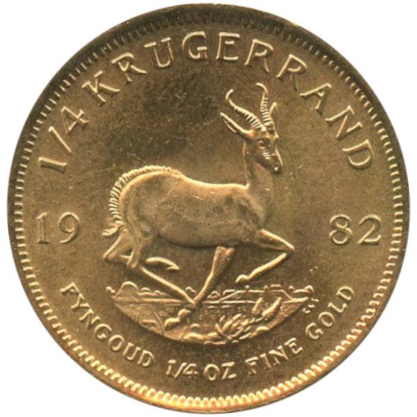 1/4 oz Krügerrand Gold - diverse Bild von 1/4 oz Krügerrand Gold - diverse