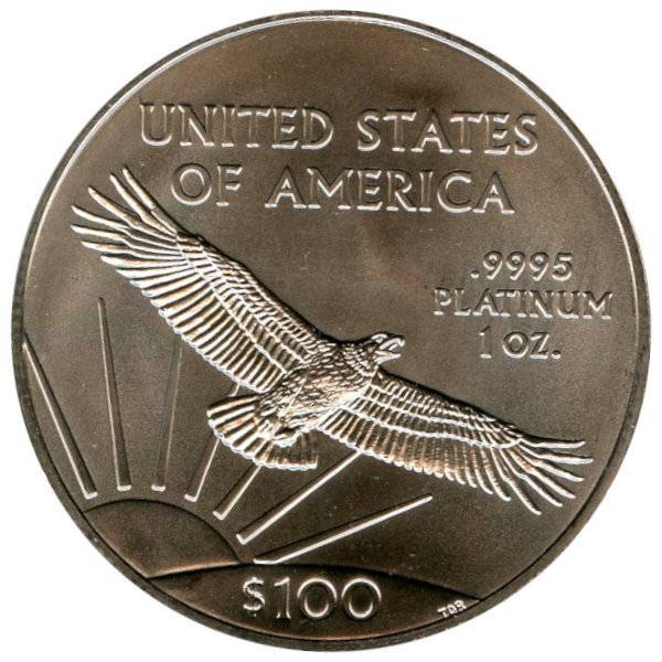 1 oz American Eagle Platin - Diverse Jahrgänge Bild von 1 oz American Eagle Platin - Diverse Jahrgänge