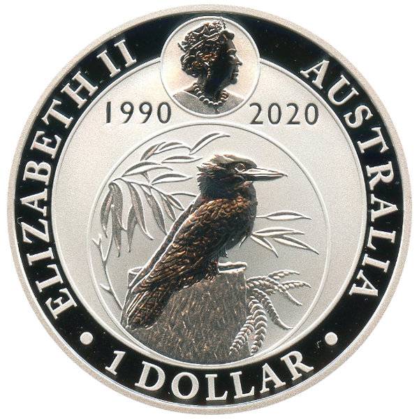 1 oz Silber Kookaburra - 2020 Bild von 1 oz Silber Kookaburra - 2020