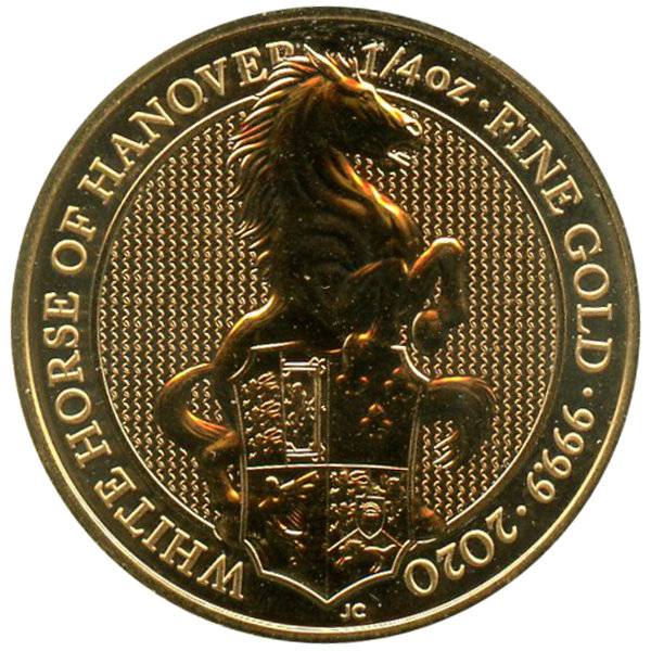 1/4 oz The Queens Beasts White Horse 2020 Bild von 1/4 oz The Queens Beasts White Horse 2020