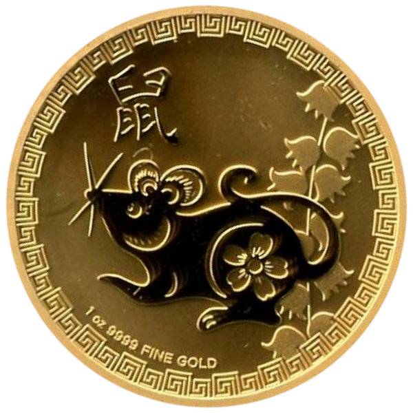 1 oz Goldmünze Niue Lunar Ratte 2020 Bild von 1 oz Goldmünze Niue Lunar Ratte 2020