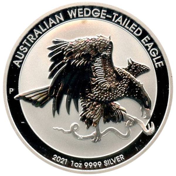 Bild von 1 oz Silber Australian Wedge Tailed Eagle 2021