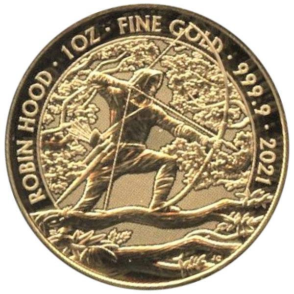 1 oz Gold Myths and Legends - Robin Hood 2021 Bild von 1 oz Gold Myths and Legends - Robin Hood 2021