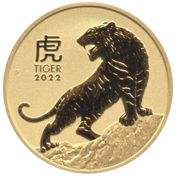1 oz Lunar III - Tiger 2022 Bild von 1 oz Lunar III - Tiger 2022