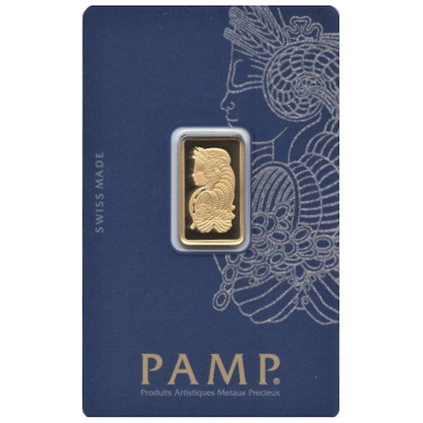 5 g Goldbarren - PAMP Suisse Bild von 5 g Goldbarren - PAMP Suisse