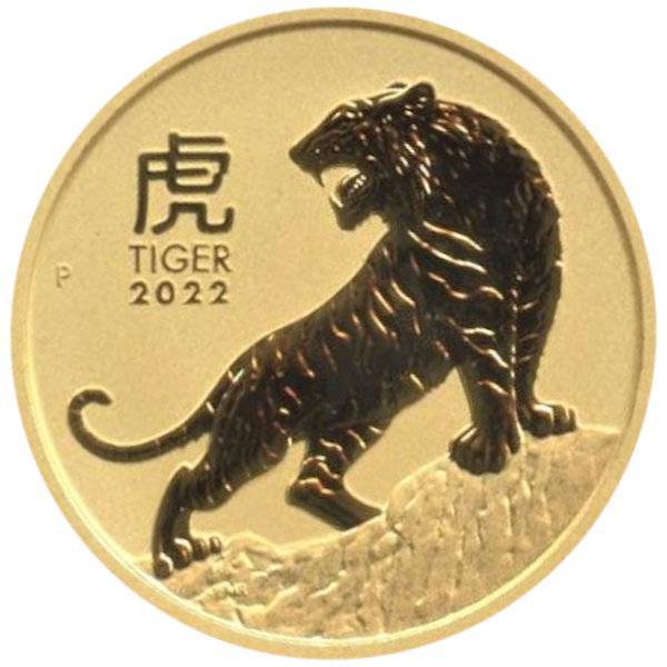 1/20 oz Lunar III - Tiger 2022 Bild von 1/20 oz Lunar III - Tiger 2022