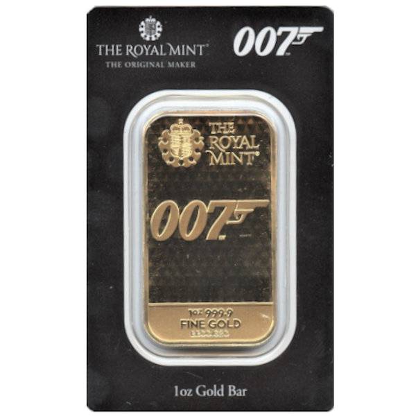 Bild von 1 oz Goldbarren The Royal Mint - James Bond 007 - Diamonds Are Forever